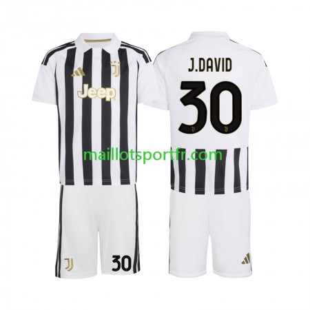 Maillot de Foot Juventus Jonathan David 30 Enfant Domicile 2026/27 Maillot de Foot Juventus Jonathan David 30 Enfant Domicile 2026/27